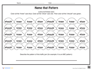 Creative Learning: Color the Pattern Fun Activity