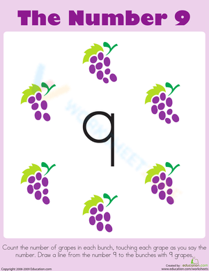 Learning Groups of 9 for Preschoolers