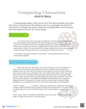 Comparing Characters