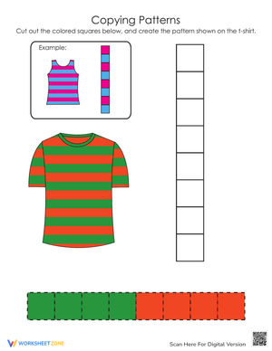 Copying Patterns Skill-Building Activity