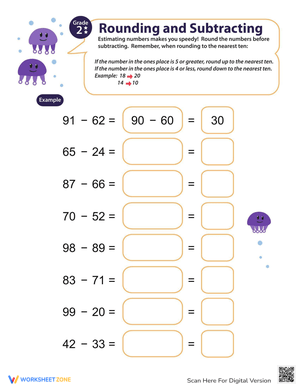 Speedy Rounding Subtraction