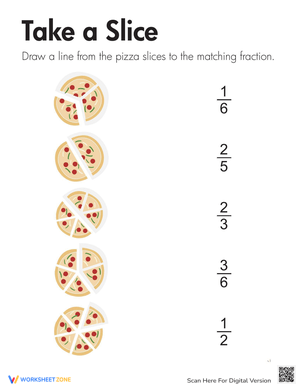 Fraction Pizza: Learning About Fractions