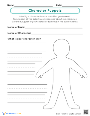 Creating Character Puppets: Fun Activity