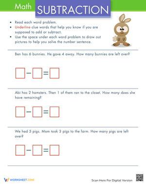 Easy Story Problems: Math Practice Fun