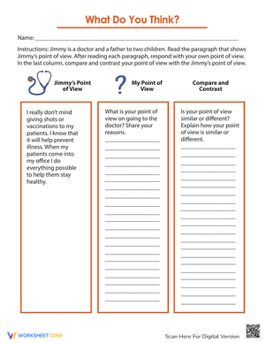 Exploring Point of View: What Do You Think?