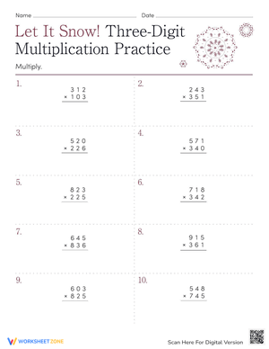 3-Digit Multiplication