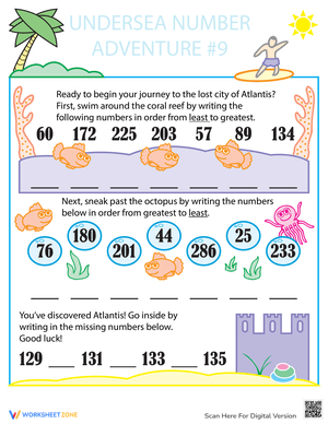 Put Numbers in Order: A Sequencing Challenge