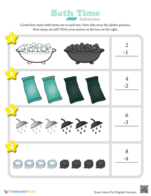 Subtraction Action: Improve Math Skills