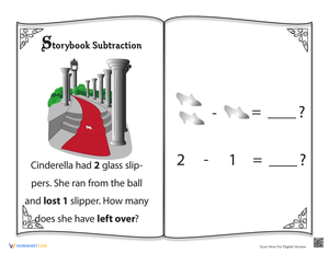 Cinderella Math Subtraction