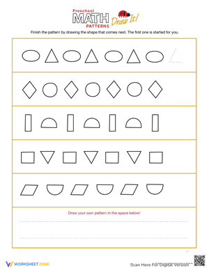 Draw the Patterns Worksheet