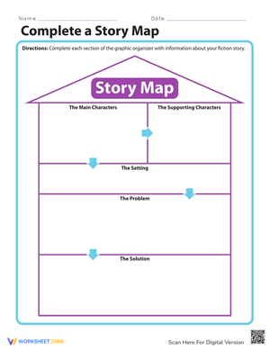 Complete a Story Map Worksheet