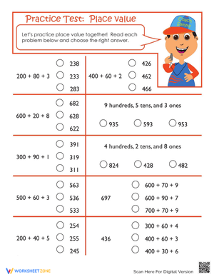 Practice Test: Place Value