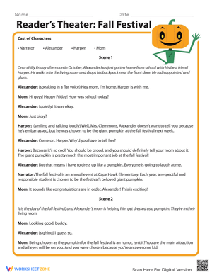 Readers Theater: Fall Festival Fun
