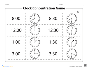 Clock Game for Practice