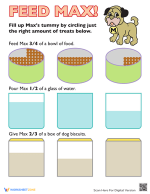 Fraction Pictures for Food