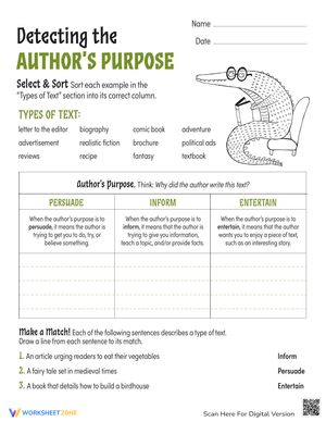 Detecting the Author's Purpose