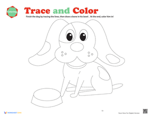 Doggie Coloring Page