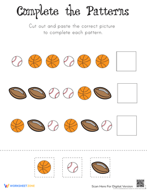 Picture Pattern: Fun Sequence Worksheet
