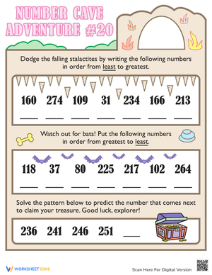 Fun with Numbers: Counting Worksheet for Kids
