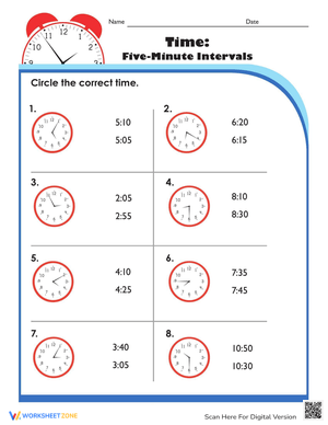 Telling Time with Tardy Tim Worksheet