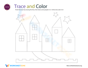 Trace and Color the City
