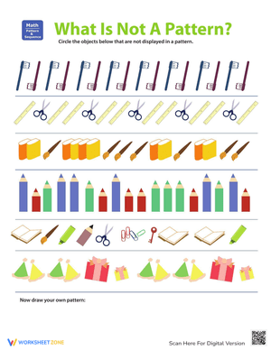 Engaging Pattern Practice Worksheet