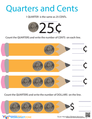 Coin Counting with Quarters