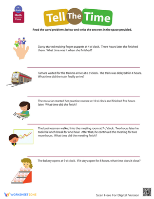 Telling Time Word Problems