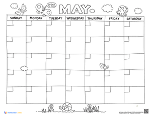 Create Calendar for May