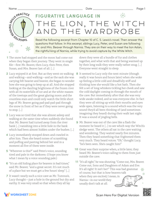 Figurative Language: The Lion, The Witch