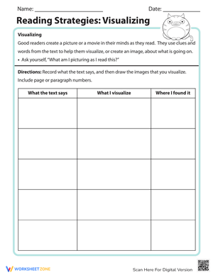 Reading Strategies Visualizing