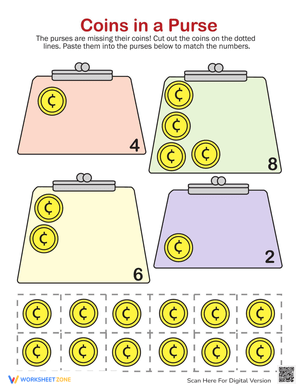 Cut & Paste Addition Fun