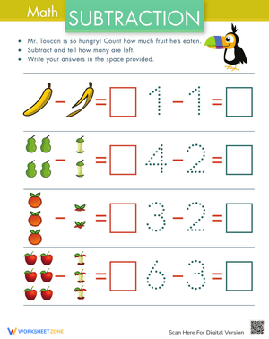 Subtraction with Pictures: Visual Math