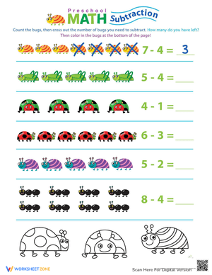 Preschool Math Bugs Counting