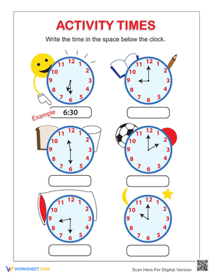 Telling Time Practice