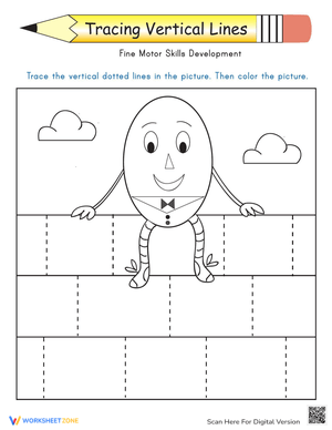 Tracing Vertical Lines