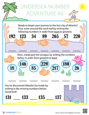 Counting 1-15: Underwater Adventure