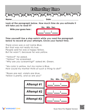 Time Trial Estimation Practice