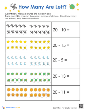 Double Digit Subtraction