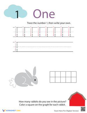 Tracing Numbers &amp; Counting: 1
