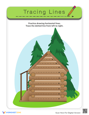 Trace the Lines Worksheet