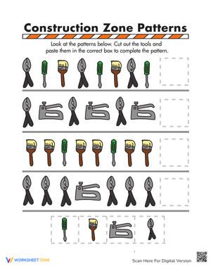Explore Construction Patterns Worksheet