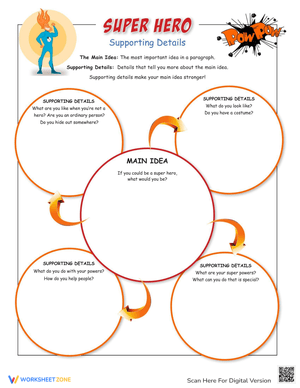 Supporting Details Worksheet