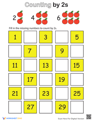 Basic Counting Worksheet for Early Learners