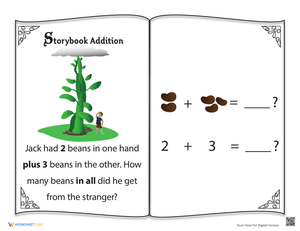 Math Stories Worksheet: Problem Solving Practice