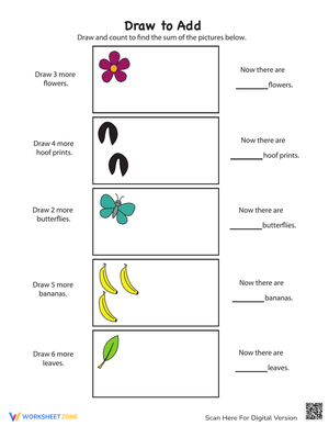 Draw to Add: Visual Addition Practice