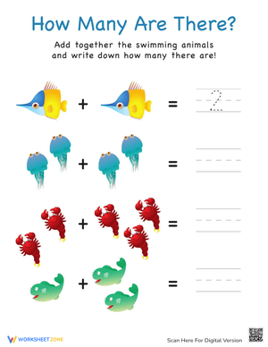How Many Fish? Counting Practice