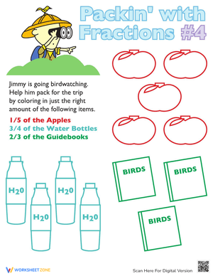 Simple Fractions: Fraction Practice