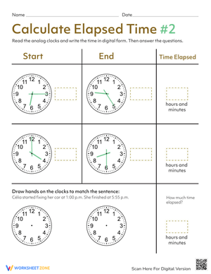Calculate Elapsed Time #2
