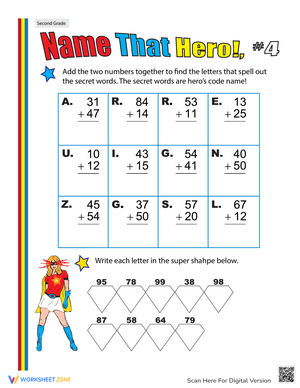 Two-Digit Addition Practice Worksheet